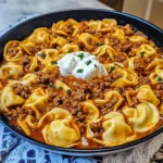 Cheesy Beef Enchilada Tortellini 30 Minutes Easy Delicious