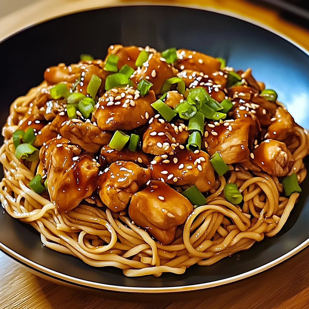 Chicken Teriyaki Noodles 30 Minutes Easy Delicious