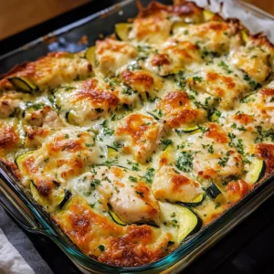 Chicken Zucchini Bake 4 Servings Easy Delicious