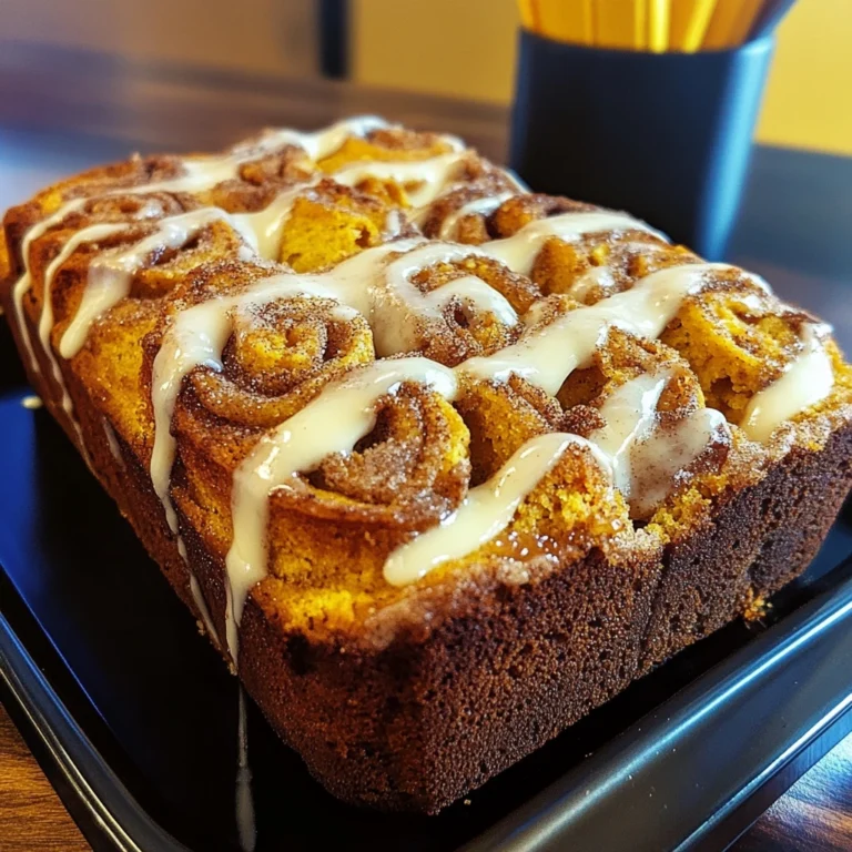 Cinnamon Roll Pumpkin Bread 50 Minutes Perfectly Delicious