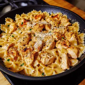 Creamy Cajun Chicken Bowtie Pasta Skillet 30 Minutes Easy Delicious