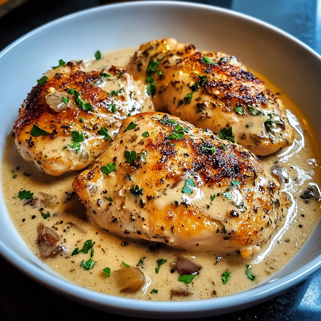 Creamy Champagne Chicken 4 Ingredients Easy Delicious