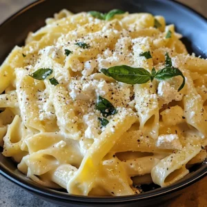 Creamy Lemon Feta Pasta 4 Servings Ultimate Delicious