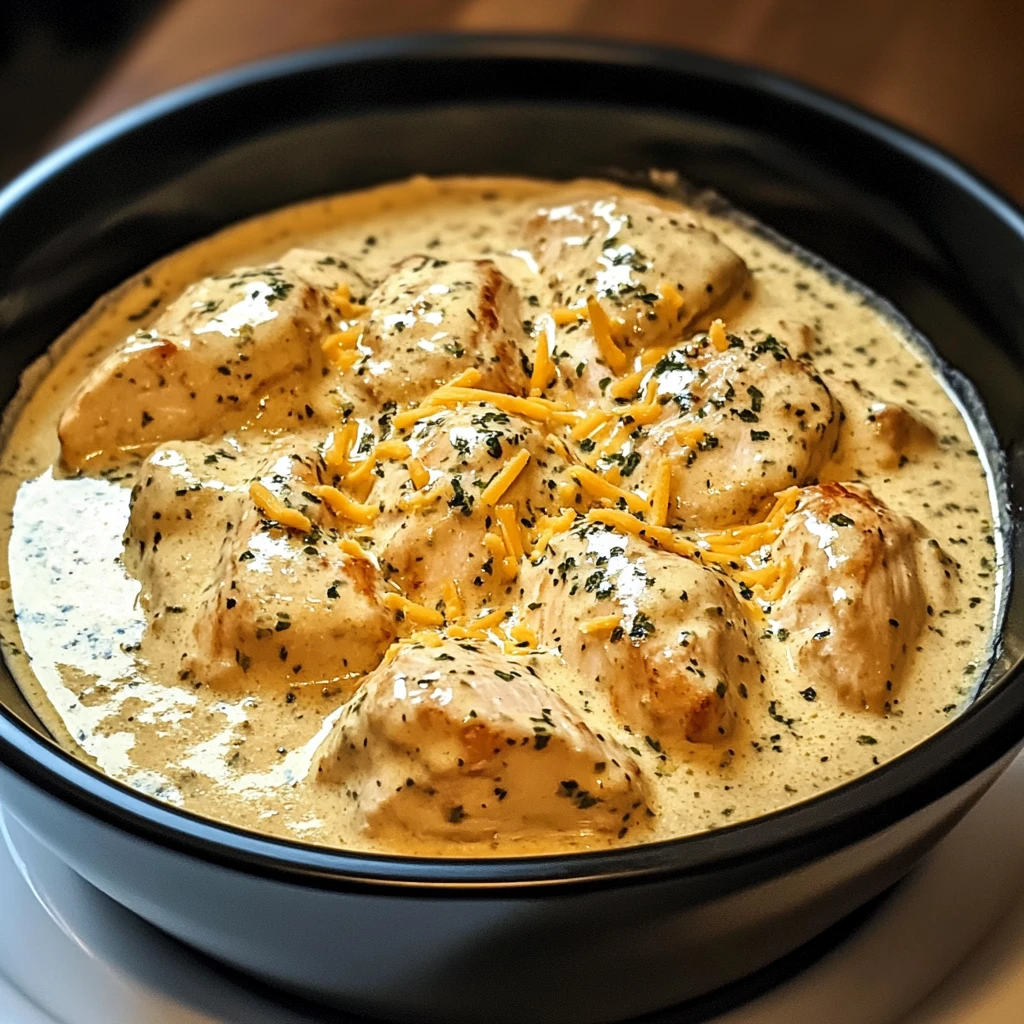 Creamy Ranch Chicken CrockPot 4 Ingredients Easy Delicious