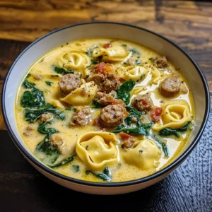 Creamy Sausage Tortellini Soup 30 Minutes Easy Delicious