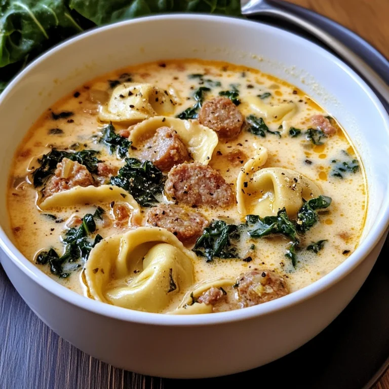 Creamy Tortellini Soup 5 Steps Ultimate Delicious