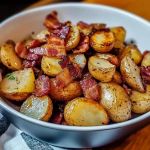 Crispy Bacon Honey Roasted Potatoes 30 Minutes Easy Delicious