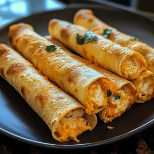 Crispy Chicken Taquitos 30 Minutes Easy Delicious