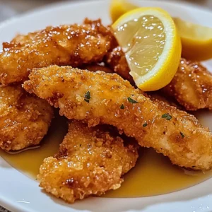 Crispy Honey Lemon Chicken Tenders 30 Minutes Easy Delicious