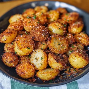 Crispy Parmesan Crusted Baby Potatoes 30 Minutes Amazing