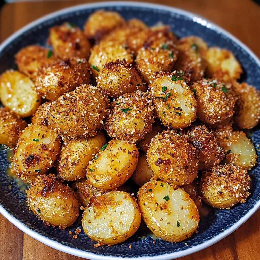 Crispy Parmesan Crusted Baby Potatoes 30 Minutes Amazing