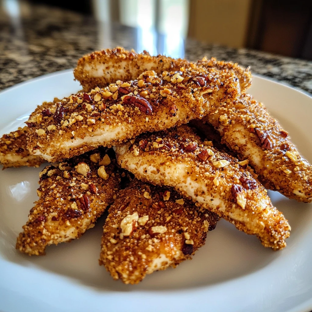 Crispy Pecan Crusted Chicken Tenders 30 Minutes Supreme Delicious