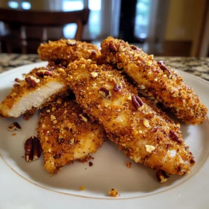Crispy Pecan Crusted Chicken Tenders 30 Minutes Supreme Delicious