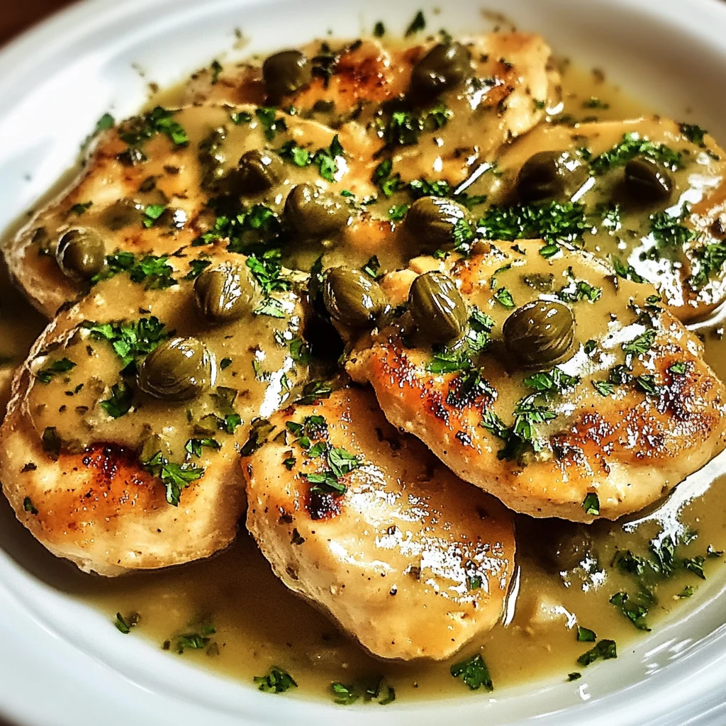Crockpot Chicken Piccata 4 Ingredients Easy Delicious