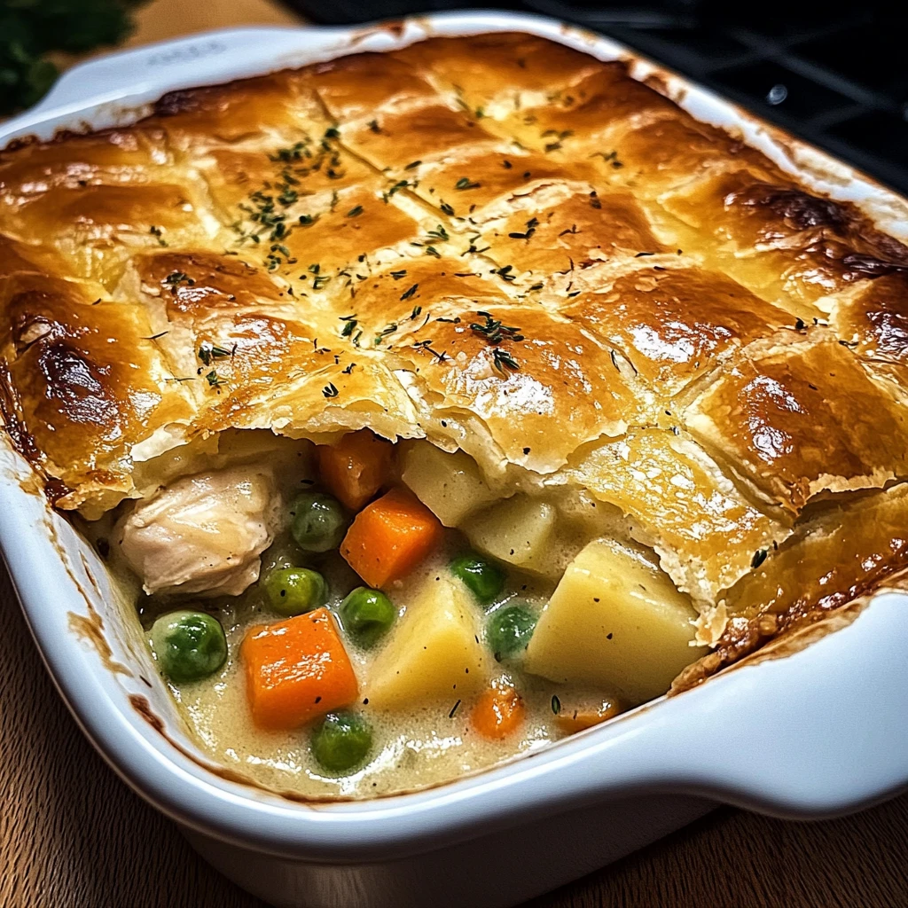 Easy Chicken Pot Pie Casserole 30 Minutes Amazing