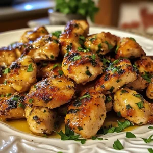 Easy Garlic Butter Chicken Bites 30 Minutes Ultimate Delicious