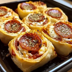 Flaky Pepperoni Pizza Rolls 30 Minutes Easy Delicious
