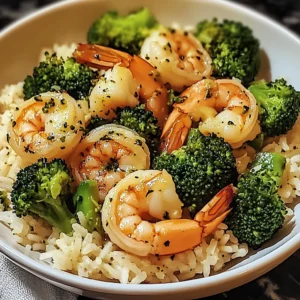 Garlic Butter Shrimp with Broccoli Rice: 30 Minutes Amazing
