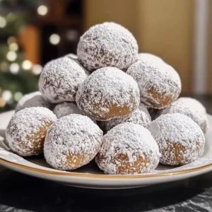 Gingerbread Snowball Cookies 7 Ingredients Perfect Delicious