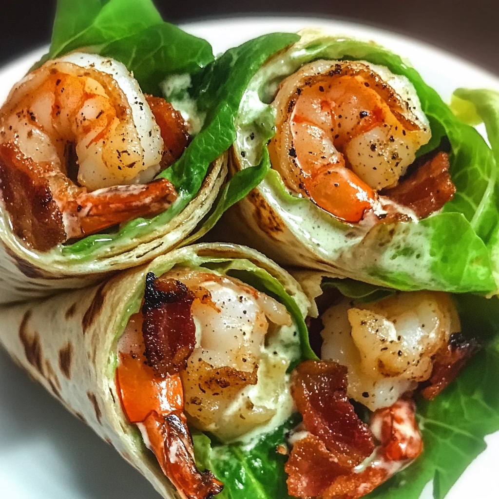 Grilled Shrimp Caesar Wraps 4 Servings Ultimate Delicious