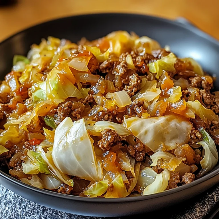 Ground Beef and Chopped Cabbage 30 Minutes Ultimate Delicious