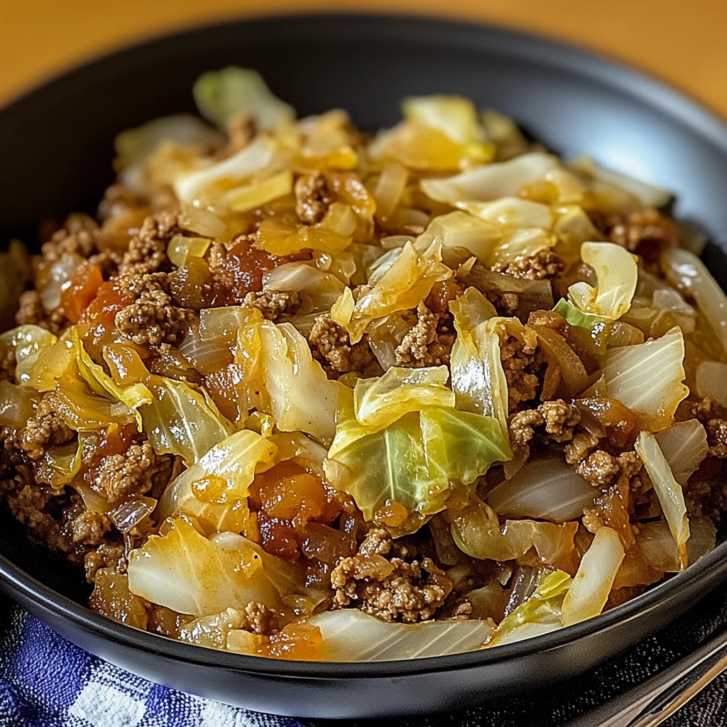 Ground Beef and Chopped Cabbage 30 Minutes Ultimate Delicious