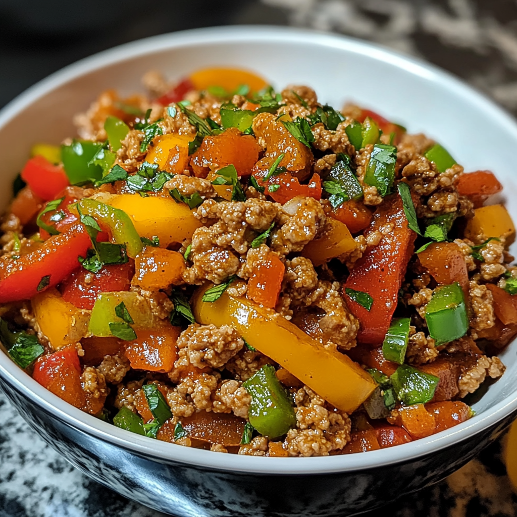 Ground Turkey and Peppers 30 Minutes Ultimate Delicious