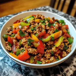 Ground Turkey and Peppers 30 Minutes Ultimate Delicious