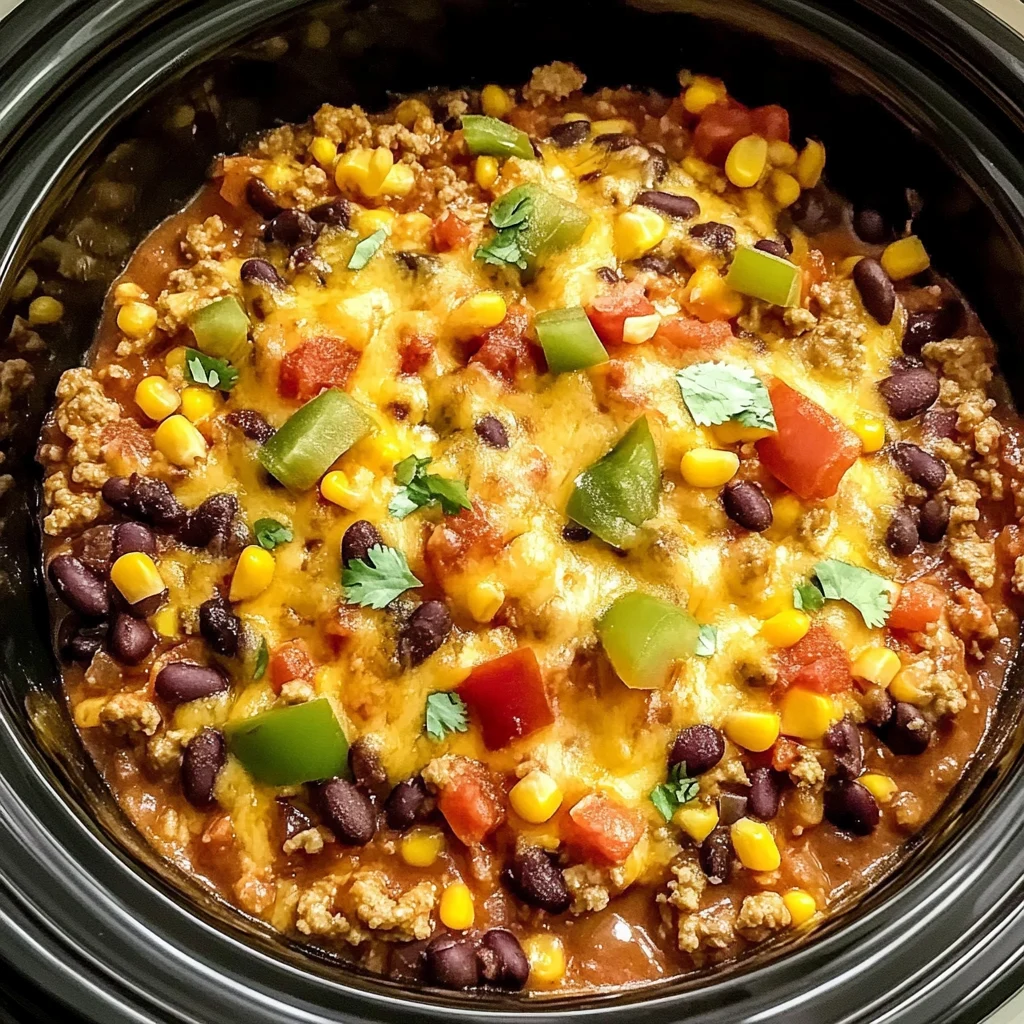 Irresistible Slow Cooker Taco Casserole 4 Servings Easy Delicious