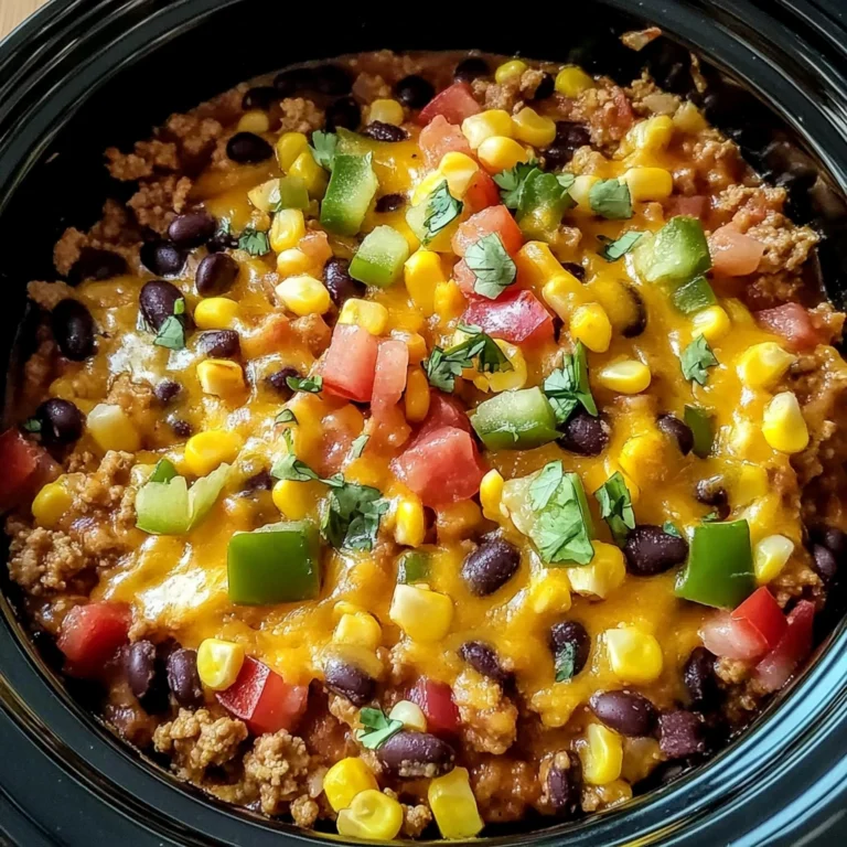 Irresistible Slow Cooker Taco Casserole 4 Servings Easy Delicious