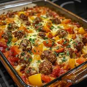 Italian Sausage & Pepper Casserole 30 Minutes Amazing