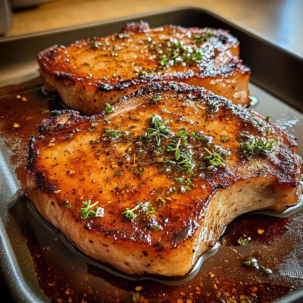 Maple Mustard Baked Pork Chops 4 Servings Supreme Delicious