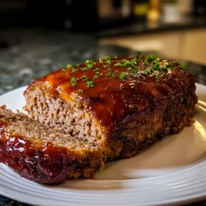 Meatloaf with Brown Sugar Glaze 4 Servings Easy Delicious