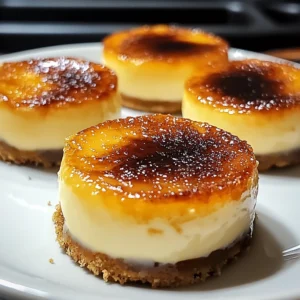 Mini Crème Brûlée Cheesecakes 6 Steps Ultimate Delicious