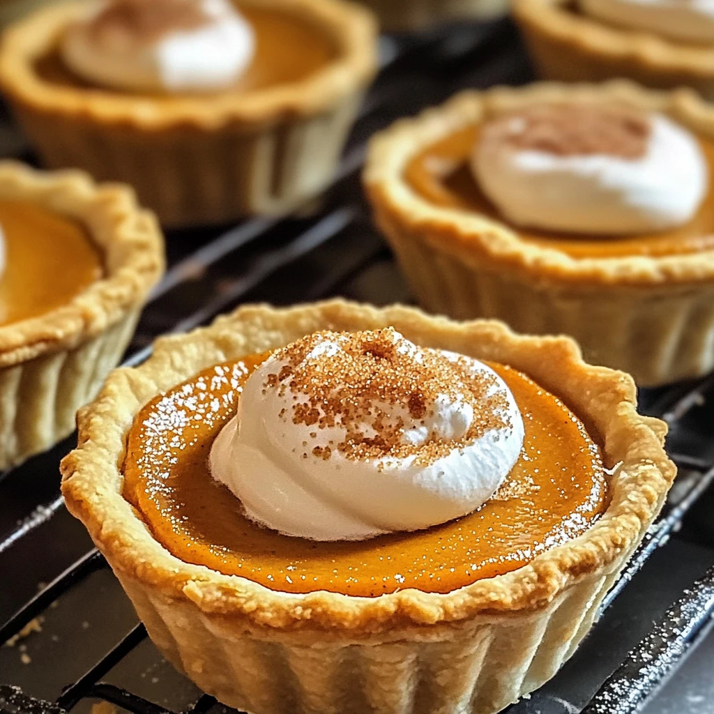 Mini Pumpkin Pies 18 Servings Perfectly Delicious