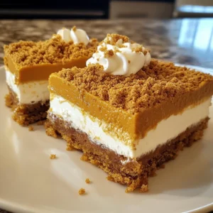 No Bake Pumpkin Cheesecake Bars 4 Servings Easy Delicious