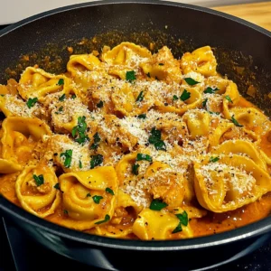One-Pot Spicy Garlic Butter Chicken Tortellini 30 Minutes Easy Delicious