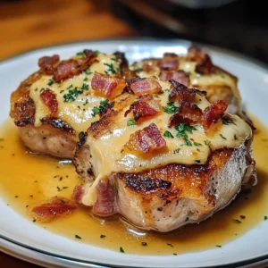 Pork Chops Stuffed with Smoked Gouda and Bacon - 30 Minutes Ultimate Delicious