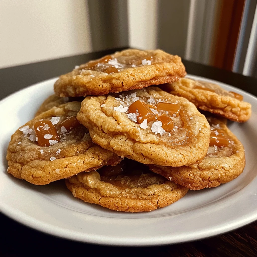 Salted Caramel Cookies 10 Ingredients Ultimate Delicious