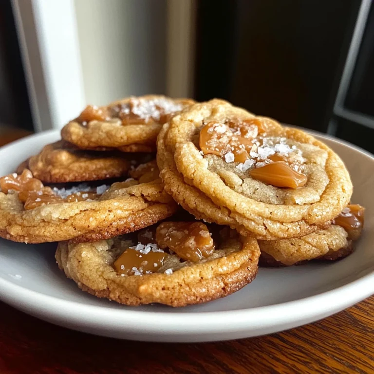 Salted Caramel Cookies 10 Ingredients Ultimate Delicious