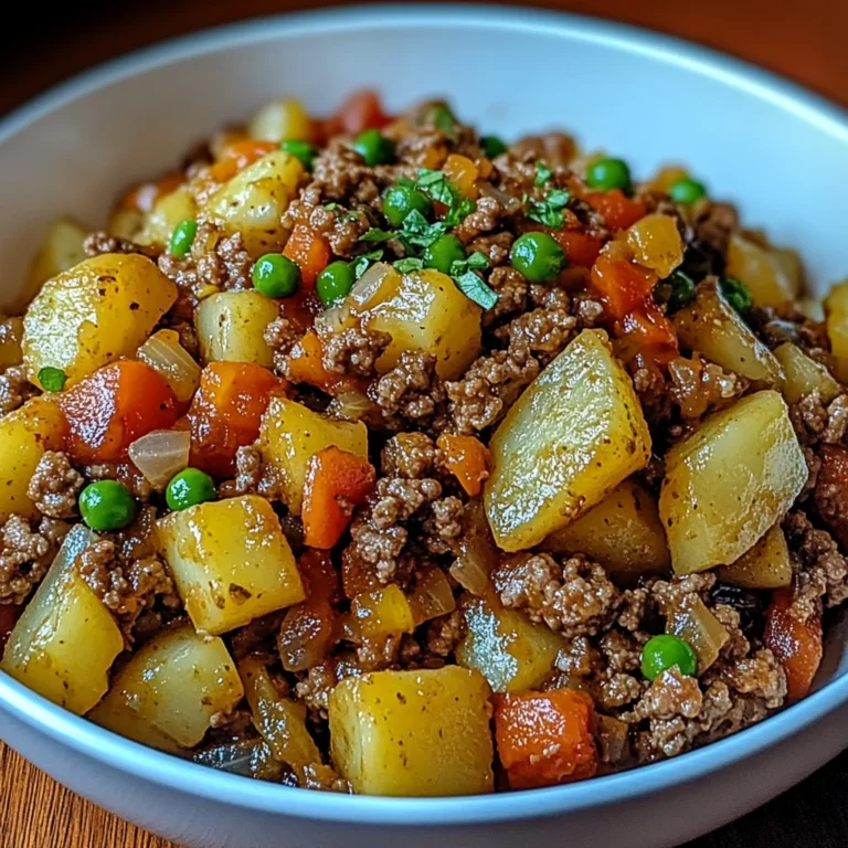 Slow Cooker Hamburger Hash 7 Ingredients Easy Delicious