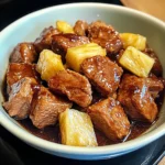 Slow Cooker Pineapple Pork 6 Ingredients Easy Delicious
