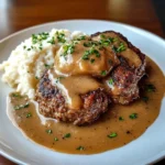 Slow Cooker Salisbury Steak 4 Servings Easy Delicious