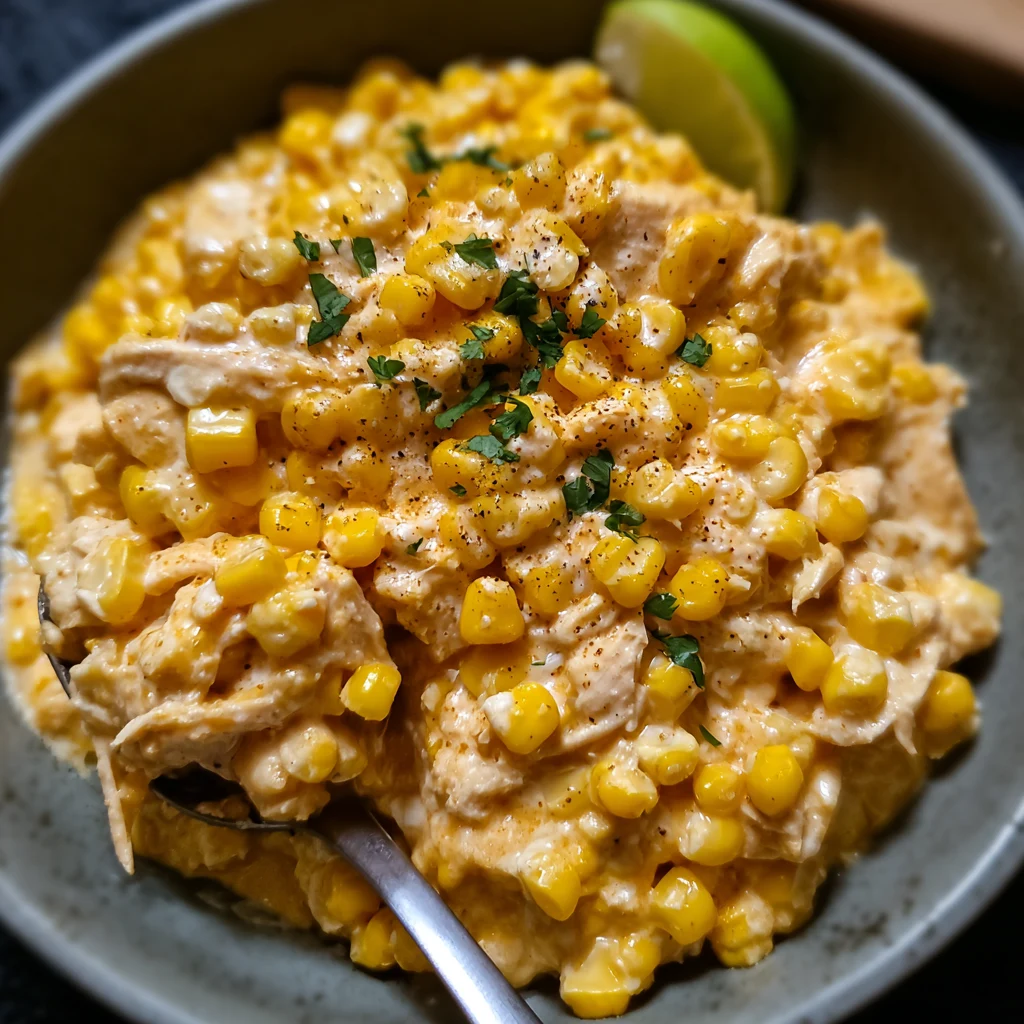 Slow Cooker Street Corn Chicken 4 Servings Ultimate Delicious