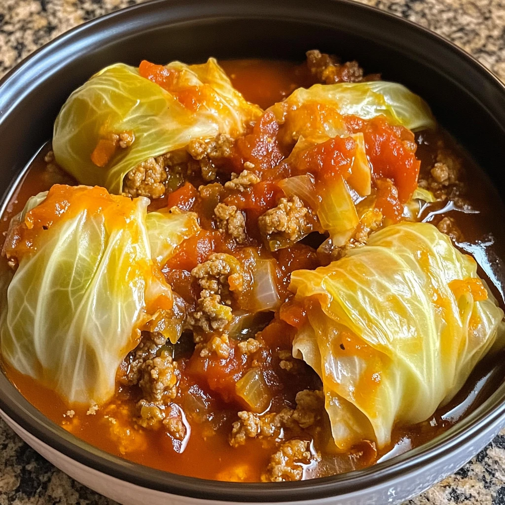 Slow Cooker Unstuffed Cabbage Rolls 4 Servings Easy Delicious
