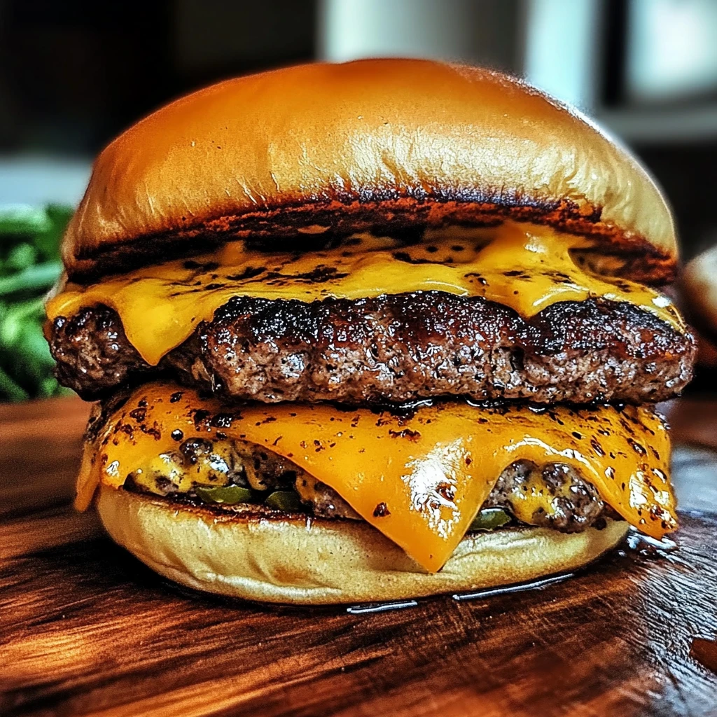 Smoked Cajun Cheese Burgers 4 Ingredients Awesome Delicious