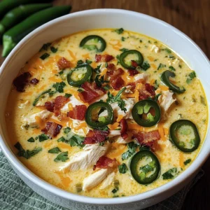 Spicy Jalapeño Popper Chicken Soup 30 Minutes Ultimate Delicious