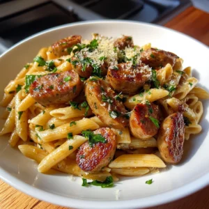 Sticky Honey Garlic Sausage Pasta 30 Minutes Easy Delicious
