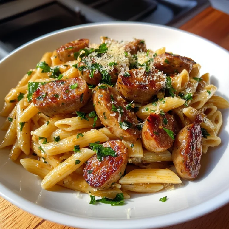 Sticky Honey Garlic Sausage Pasta 30 Minutes Easy Delicious