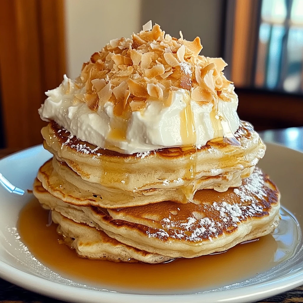 Sweet Coconut Cream Pancakes 4 Servings Ultimate Delicious